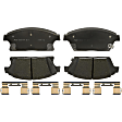 2019 Cadillac ATS - Front Ceramic Brake Pad Set, 2.0L 4Cyl, Without Brembo Calipers; Without Slotted Brake Rotors, Advantage Series