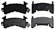 1980 Oldsmobile Toronado - Front or Rear Semi-metallic Brake Pad Set, FWD, Oe Pad Material Is Organic; Oe Pad Material Is Semi-Metallic, Advantage Series