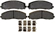 14D1589CHF1 Front Advantage Series Ceramic Brake Pad Set