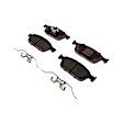 14D1645CH Front Silver Series Ceramic Brake Pad Set