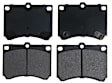 1994 Ford Escort - Front Semi-metallic Brake Pad Set, Advantage Series