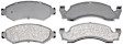 14D50M Front Advantage Series Semi-metallic Brake Pad Set