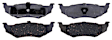 2004 Chrysler PT Cruiser - Rear Ceramic Brake Pad Set, 2.4L 4Cyl, Naturally Aspirated, Advantage Series