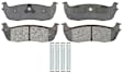 AC Delco® 2007 Lincoln Town Car Signature Limited 8 Cyl 4.6L - Rear Ceramic Brake Pad Set, Extended Wheelbase, Advantage Series