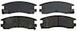2000 Buick LeSabre - Rear Ceramic Brake Pad Set, Advantage Series