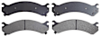 2008 Cadillac DTS - Front Ceramic Brake Pad Set, 4.6L 8Cyl, With 8 Lug Wheels, Advantage Series