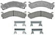 2008 Cadillac DTS - Front Semi-metallic Brake Pad Set, 4.6L 8Cyl, GM Brake Code J55, Advantage Series