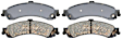 14D834CH Rear Advantage Series Ceramic Brake Pad Set