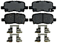 2005 Honda Pilot - Rear Ceramic Brake Pad Set, 3.5L 6Cyl, Advantage Series