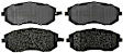 2010 Subaru Forester - Front Ceramic Brake Pad Set, AWD, Oe Pad Material Is Semi-Metallic, Revised F1 Part Design, Advantage Series