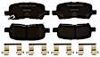14D999CHF1 Rear Advantage Series Ceramic Brake Pad Set