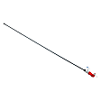 15183801 Genuine GM Parts Series Automatic Transmission Dipstick - Red, Steel, Non-locking, Sold individually