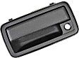 15202911 Front, Driver Side Black Exterior Door Handle, With Key Hole, OE Replacement Series
