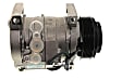2003 GMC Sierra 1500 - A/C Compressor, Air Conditioning Front Auto/Aux Control(CJ2), Air Conditioning Front Man/Aux Control(CJ3), Except Ambulance Package(YF2), With Clutch, 6-Groove Pulley, 6 Cyl 4.3L, GM Original Equipment Series