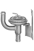 1972 GMC C35/C3500 Pickup - Heater Valve, With Air Conditioning