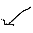 2007 Pontiac Torrent - Heater Hose, enginedesignationname: LNJ, Eng. VIN: F, FWD