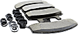 1999 GMC Yukon - Front Organic Brake Pad Set, 5.7L 8Cyl, RWD, Except Police Pkg.(Z56), Chas. Performance Pkg.(Z60), OES/OE Service Series