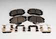 2016 Buick Regal - Front Semi-metallic Brake Pad Set, 2.4L 4Cyl, FWD; Front Strut(GNA); 17' Front & Rear Disc Brake With ABS(J61); Except Mexico(CV3), OE Replacement Series