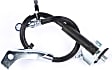 176-1619 Front, Driver Side GM Original Equipment Series Brake Line, Metal and Rubber