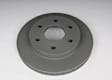 177-863 Front, Driver or Passenger Side Brake Disc, Natural Finish, Plain Surface, 6 Lugs, GM Original Equipment Series