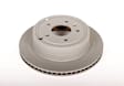 177-1030 Rear, Driver or Passenger Side Brake Disc, Natural Finish, Plain Surface, OE Replacement Series
