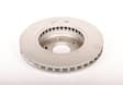 177-1074 Front, Driver or Passenger Side Brake Disc, Natural Finish, Plain Surface, Vented, GM Original Equipment Series