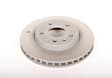 177-1074 Front, Driver or Passenger Side Brake Disc, Natural Finish, Plain Surface, Vented, GM Original Equipment Series