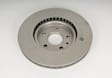 177-1075 Front, Driver or Passenger Side Brake Disc, Natural Finish, Plain Surface, Vented, GM Original Equipment Series