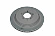 177-1140 Rear, Driver or Passenger Side Brake Disc, Natural Finish, Plain Surface, Vented, GM Original Equipment Series
