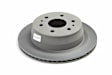 177-1161 Brake Disc, Natural Finish, Plain Surface, Vented, 6 Lugs, 344.93 mm, GM Original Equipment Series