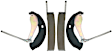 17815B Rear Brake Shoe Set, DuraStop Series