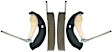 17815B Rear Brake Shoe Set, DuraStop Series