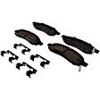 17D1015CHF1 Front Advantage Series Ceramic Brake Pad Set