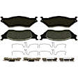 2017 Ford F-53 Motorhome Chassis - Front or Rear Semi-metallic Brake Pad Set, 16,000 - 22,000 lb. GVW, Gold Series