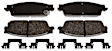 17D1194MHPVF1 Rear Professional Series Semi-metallic Brake Pad Set