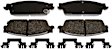 2011 Chevrolet Tahoe - Rear Ceramic Brake Pad Set, 5.3L 8Cyl, Professional Series