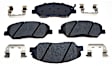 17D1202CH Front Professional Series Ceramic Brake Pad Set