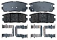 17D1275CHF1 Rear Gold Series Ceramic Brake Pad Set
