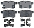 17D1336CHF1 Rear Professional Series Ceramic Brake Pad Set