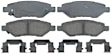 2012 Chevrolet Camaro - Rear Ceramic Brake Pad Set, 3.6L 6Cyl, Professional Series