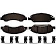 2018 GMC Sierra 1500 - Front Ceramic Brake Pad Set, Except 6 Piston Big Brake Kit, Gold Series