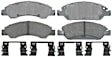 17D1367CHF1 Front Professional Series Ceramic Brake Pad Set