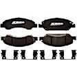 2009 Chevrolet Tahoe - Front Ceramic Brake Pad Set, 4.8L 8Cyl, with Police Package, without Police Package, Gold Series