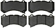 17D1405M Front DuraStop Series Semi-metallic Brake Pad Set