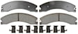 2012 Nissan NV2500 - Front Ceramic Brake Pad Set, 4.0L 6Cyl, 2nd Generation, Professional Series