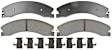 2019 GMC Sierra 3500 HD - Rear Semi-metallic Brake Pad Set, 4WD, DuraStop Series