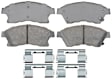 2015 Chevrolet Cruze - Front Ceramic Brake Pad Set, 1.8L 4Cyl, FLEX, 2nd Generation, GM Brake Code J67, Professional Series