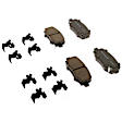 17D1734CHF1 Rear Gold Series Ceramic Brake Pad Set