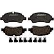 17D1775MHSV Rear Advantage Series Semi-metallic Brake Pad Set