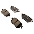 17D1874CF1 Rear Gold Series Ceramic Brake Pad Set